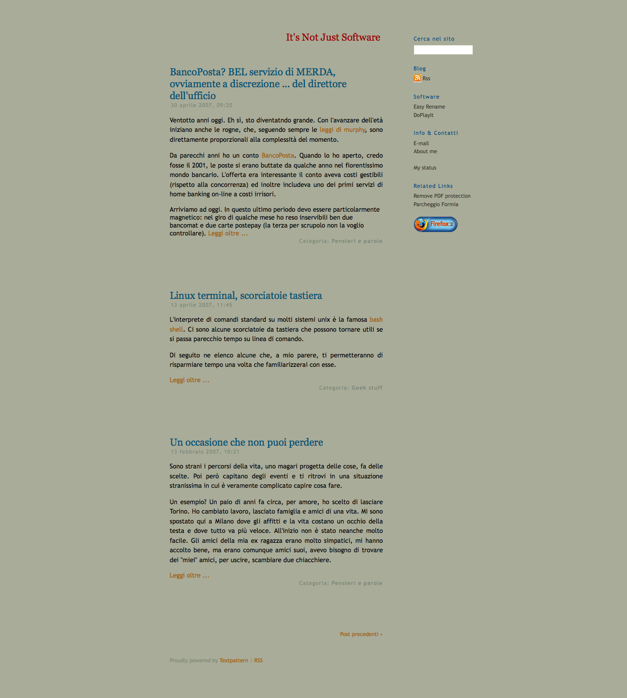 Rolandfg.net circa 2007 - Home page (missing background-image)